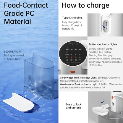 Smart Wireless Pet Water Fountain
